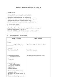 Image Result For Detailed Lesson Plan In Science 2 Science Lesson Plans Elementary How To Plan Elementary Lesson Plans