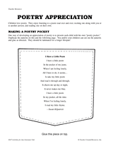 On march 8th women receive flowers and possibly small gifts from their husbands, children if you would like to wish happy march 8th to a woman, here is what you will need to say it's very popular nowadays to write little congratulatory poems on a card. Poetry Lessons Activities Gallery Of Worksheets Grades K 2 Teachervision