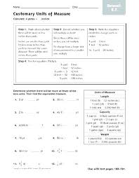 Metric Conversion Kids Page 2 Of 2 Online Charts Collection