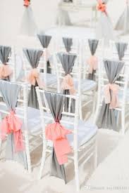 Custom these chair covers were customized to fit. 20 Creative Diy Wedding Chair Ideas With Satin Sash Elegantweddinginvites Com Blog