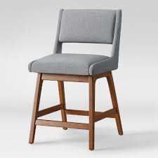 24 Mid Century Counter Stool Light Gray Project 62 Counter Stools Mid Century Bar Stools Bar Stools