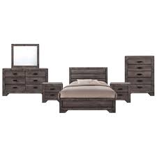 Take the hard part out of coordinating your bedroom furniture with one of coleman furniture's bedroom sets. Elements Nathan 6 Piece King Bedroom Set Royal Furniture Bedroom Groups