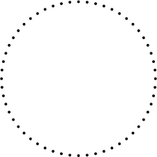 Dotted Circle Dots Circle Borders And Frames