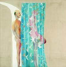 Two Men In A Shower By David Hockney 1963 Oil On Canvas Figuratif Peinture Fresque
