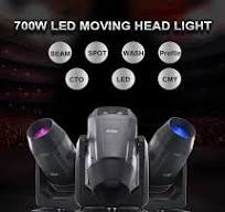 700W Profile CMY CTO Zoom LED Moving Head Light - BLUE SEA