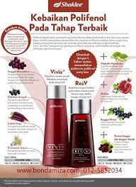 Kandungan vivix shaklee indonesia vivix merupakan produk unik dari shaklee corporation yang muscadine grape (vitia rotundifolia). Panduan Terbaik Pengambilan Vivix Resv Shaklee Bonda Miza Pengedar Leader Shaklee Terbaik Malaysia