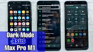 Cara Membuat Tema Gelap Hp Asus Zenfone Max Pro M1 Youtube