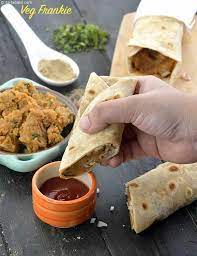 Calories Of Veg Frankie Is Veg Frankie Healthy Tarladalal Com Recipes Indian Snack Recipes Food