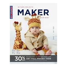 Or you knit it yourself for your little baby. Spotlight Maker Baby Book Volume 4