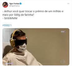 Mais cedo, a globo emitiu uma nota oficial sobre a ida de arthur ao hospital, garantindo que foram seguidos os. Bbb21 Visita De Arthur A Hospital De Venda E Fone Vira Meme Na Web Quem Bbb