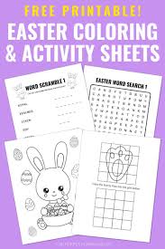 Free retro paper fortune teller templateswith so many toys and games for children around these days, it's easy to forget the simple pastimes of our own childhood created using things that celebrate the easter season and bring the family together with these fun printable easter activities for kids. Free Printable Easter Bunny Activity Sheets Coloring Pages