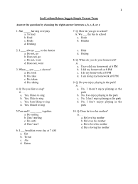 Check spelling or type a new query. Soal Exercise Bahasa Inggris Simple Present Tensesmp Kelas 8 Linguistic Typology Linguistic Morphology