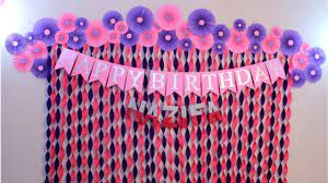 Birthday Decoration Ideas At Home Decorations For Baby Shower Party Decoration Ideas Craftastic Youtube
