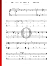 We would like to show you a description here but the site won't allow us. The Twelve Days Of Christmas Noten Klavier Gesang Pdf Download Streamen Oktav