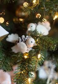 Bird Christmas Tree Ornaments Pinecone Bird Ornament Lia Griffith