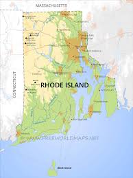 The 10 rhode island cities with the largest asian population for 2021. Physical Map Of Rhode Island
