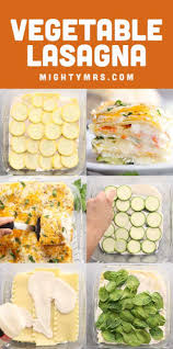 Easy Vegetable Lasagna With Alfredo Sauce Recipe In 2020 Vegetable Lasagna Easy Vegetable Lasagna Delicious Vegetarian Dinner