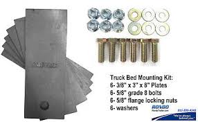 When desired location of pockets has been established and. Cm Flatbed Mounting Kit Heavy Plates Grade 8 Bolts For Aftermarket Bed Install Ebay