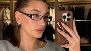 Hailey Bieber shows off bare belly in cropped sweater in at-home selfie  just weeks after giving birth to son Jack