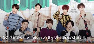 News Got7 Make Their Return On The Uk Itunes Chart