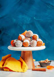 No Bake Carrot Cake Bites Minimalist Baker Recipes Recipe Raw Carrot Cakes Cake Bites Baker Recipes