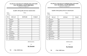 Mengapa harus membayar iuran spp paud anak paud bermain. Tag Archive Contoh Kartu Iuran Bulanan