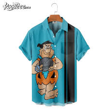 Fred Flintstone Bowling Hawaiian Shirt