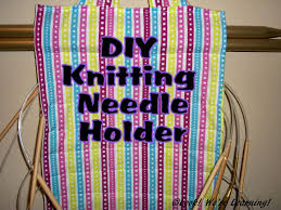 I've been hoarding the beautiful blue floral paisley print i used for this organizer for a few years now, i admit it. Bee Crafty Kids 31 Diy Knitting Needle Holder Look We Re Learning