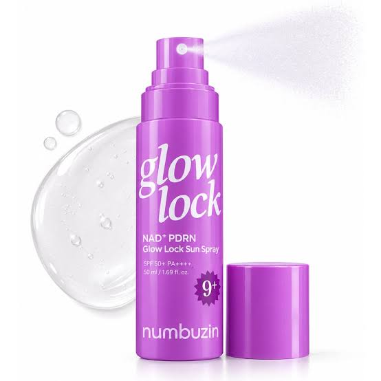 خرید اسپری ضد آفتاب نامبوزین شماره 9 | SPF50 و تثبیت آرایش