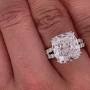 8 carat diamond ring on hand from www.nektanewyork.com