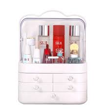 Choose best dad mugs, pillows, crystal gifts, photo gifts, frames & customized gift shop for him/her with free delivery in india & usa. Fazhen Cosmetic And Jewelry Storage With Dustproof Lid Large Makeup Organizer Display Boxes With Drawers For Vanity Skin Care Products Rack Dressing Table Desktop Finishing Box White Amazon In Home Kitchen