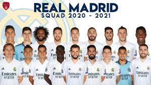 Real madrid at a glance: Squad Real Madrid 2020 2021 Youtube