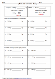 Metric Conversion Measurement Conversions Measurement Worksheets Converting Metric Units