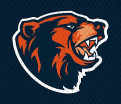 Laser stamped official team colored logo. Bear Logo Concept Concepts Chris Creamer S Sports Logos Chicago Bears Logo Bear Logo Chicago Bears Colors