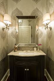 © 2021 directbuy home improvement, inc. Philadelphia Z Gallerie Bar Powder Room Traditional With Mirror And Shower Door Dealers Bathroom Wallpaper