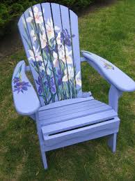 Adirondack Polystyrene Plastic Patio Chair Sale Today Free Shipping Hand Painted Chairs Painted Chair Painted Chairs