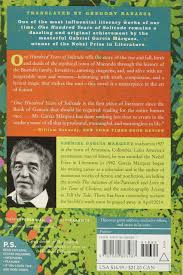 The family has a hard time welcoming him into their fold and úrsula ostracizes him when he marries his adopted sister rebeca. One Hundred Years Of Solitude Harper Perennial Modern Classics Amazon De Garcia Marquez Gabriel Fremdsprachige Bucher