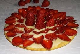 Gateau Aux Petits Suisses Facon Tarte Aux Fraises Tarte Aux Fraises Recette Creme Patissiere Patissiere