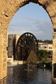 The Norias Or Waterwheels Of Hama Syria Syria Water Wheel Windmill Water