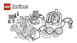 10683 Road Work Truck 2 Coloring Pages Activities Lego Juniors Lego Com Coloring Pages Lego Construction Lego Juniors