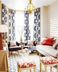Go Bold Rooms With Prints Texture And Color Brunch At Saks Narrow Living Room Home Living Room Interior