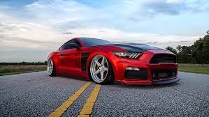 ford mustang gt red car vehicle