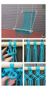 Diy Hanging Macrame Chair Tutorials Anleitung Selbermachen Makramee Anleitung Einfach Makramee Wandbehang Muster