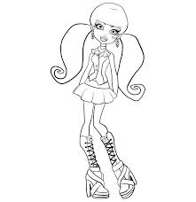 Today we will be coloring frankie from monster high, grab your coloring pencils, and let's add some colors and have a blast. Free Printable Monster High Coloring Pages For Kids
