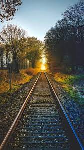 Sign In Landscape Photography Nature Hd Phone Backgrounds Train Tracks