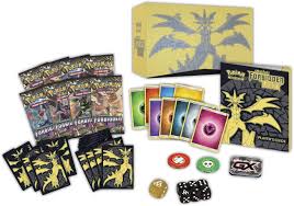 Amazon Com Pokemon Tcg Sun Moon 6 Forbidden Light Elite Trainer Box Multicolor Toys Games