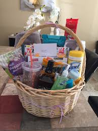 Gifting a journal, either a personalized memory journal or a notebook specific to writing down their thoughts will help them work. Going Away To College Basket College Basket College Gift Baskets High School Graduation Gift Basket