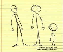 Members of this team are yellow, green, red, and blue; Stick Figures With Style Basic Designthe Drawing Website The Drawing Website
