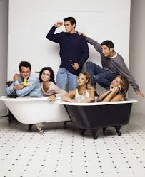Rachel runs from her wedding and meets the friends in the coffee place. This Picture Is Confusing On So Many Levels Friends Tv Friends Tv Series Friends Moments