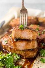 Here you only need thin cut pork chops, sliced onions, mayonnaise and dairy free cheddar (or regular extra sharp cheddar). Best Baked Pork Chops Easy Recipe Kristine S Kitchen